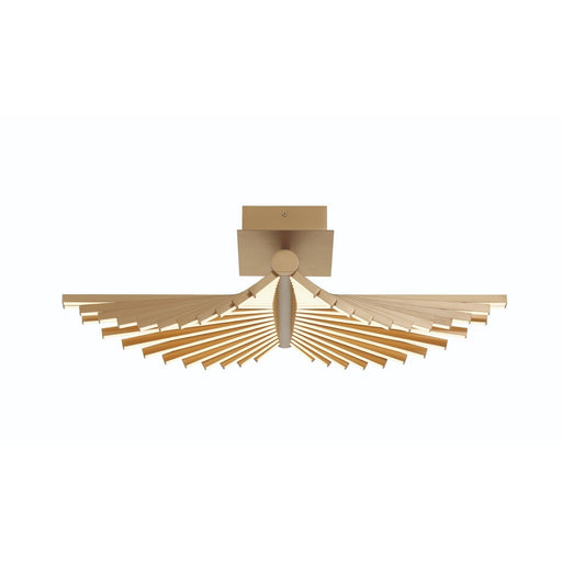 Seraph 11.25" LED Semi-Flush Mount in Matte Gold