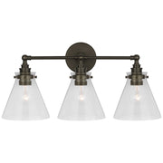 Parkington 24" 3-Light Bath Vanity Light in Bronze