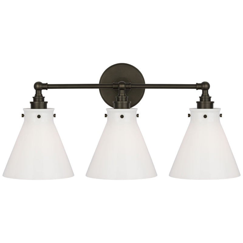 Parkington 24" 3-Light Bath Vanity Light in Bronze