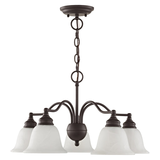 Essex 5-Light Convertible Chandelier / Semi-Flush Mount in Bronze