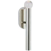 Rousseau Small Bath Sconce in Polished Nickel