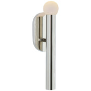 Rousseau Small Bath Sconce in Polished Nickel