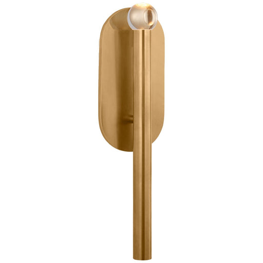 Rousseau Medium Bath Sconce in Antique-Burnished Brass