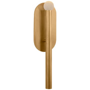 Rousseau Medium Bath Sconce in Antique-Burnished Brass