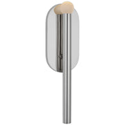 Rousseau Medium Bath Sconce in Polished Nickel