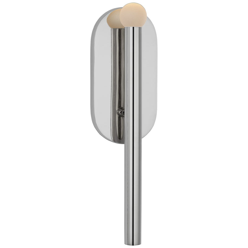 Rousseau Medium Bath Sconce in Polished Nickel