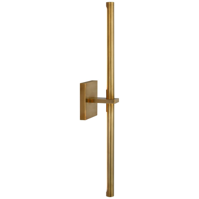 Axis Large Linear Wall Sconce in Antique-Burnished Brass