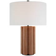 Vellig Medium Table Lamp in Terracotta Stained Concrete
