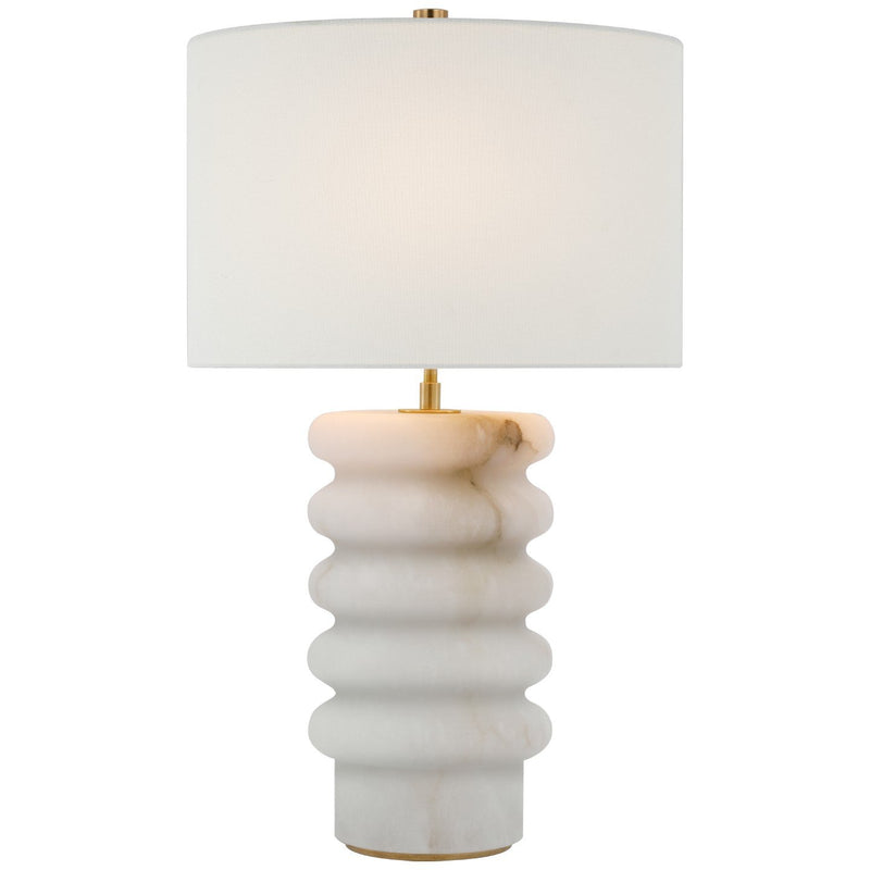 Onda Medium Table Lamp in Alabaster
