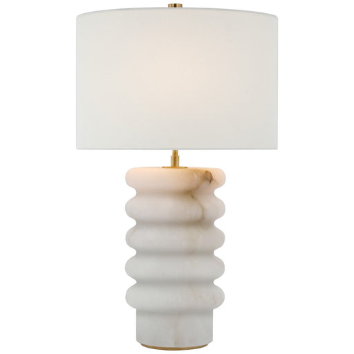 Onda Medium Table Lamp in Alabaster