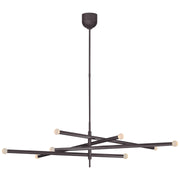 Rousseau LED Chandelier in Bronze - Lamps Expo