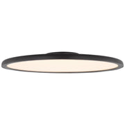 Dot 22" Flush Mount in Matte Black