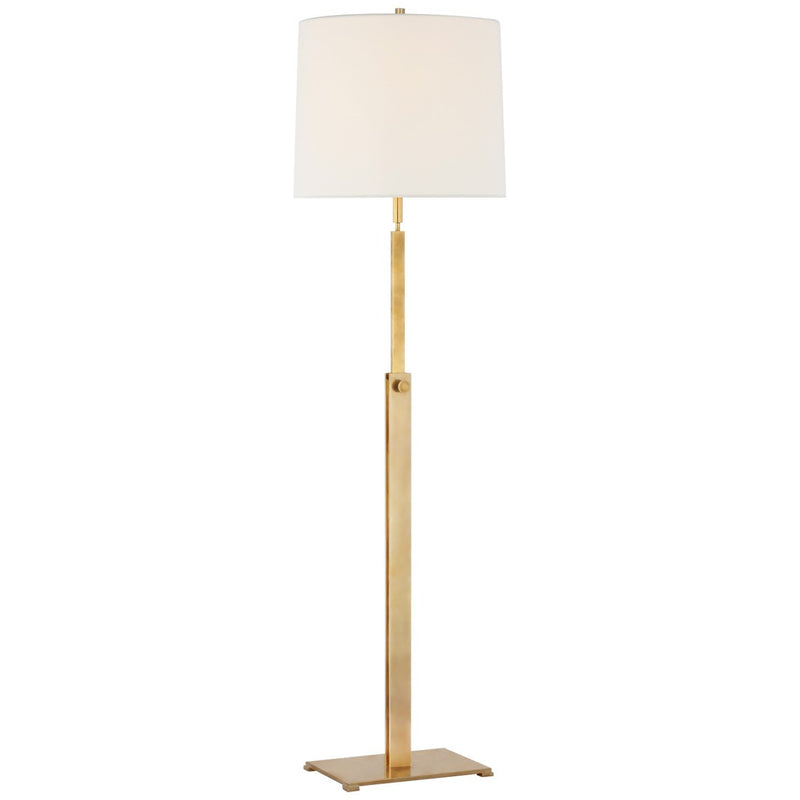 Cadmus Medium Adjustable Floor Lamp in Antique Brass
