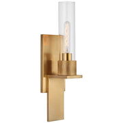 Beza Small Bath Sconce in Antique Brass