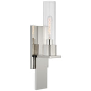 Beza Small Bath Sconce in Polished Nickel