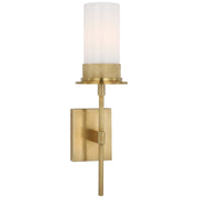 Beza Medium Tail Bath Sconce in Antique Brass