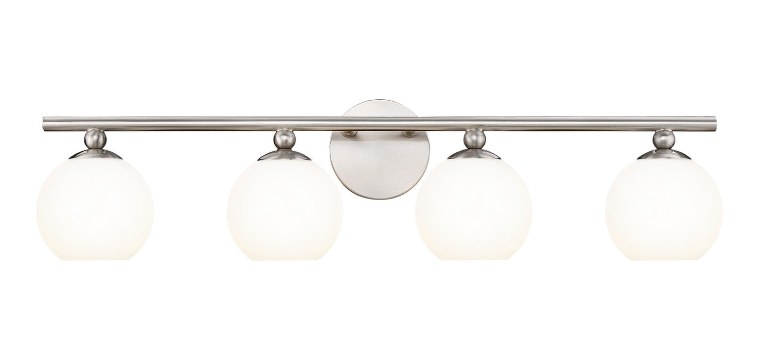 Neoma Four Light Vanity in Brushed Nickel - Lamps Expo