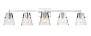 Analia Five Light Vanity in Chrome - Lamps Expo