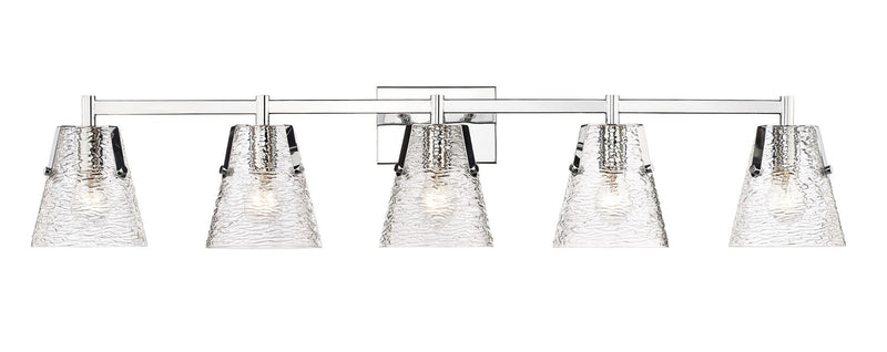 Analia Five Light Vanity in Chrome - Lamps Expo