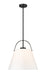 Z-Studio Linen Pendant One Light Pendant in Matte Black - Lamps Expo