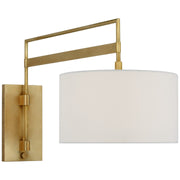 Gael Large Articulating Wall Sconce in Antique Brass