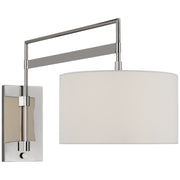 Gael Large Articulating Wall Sconce in Polished Nickel