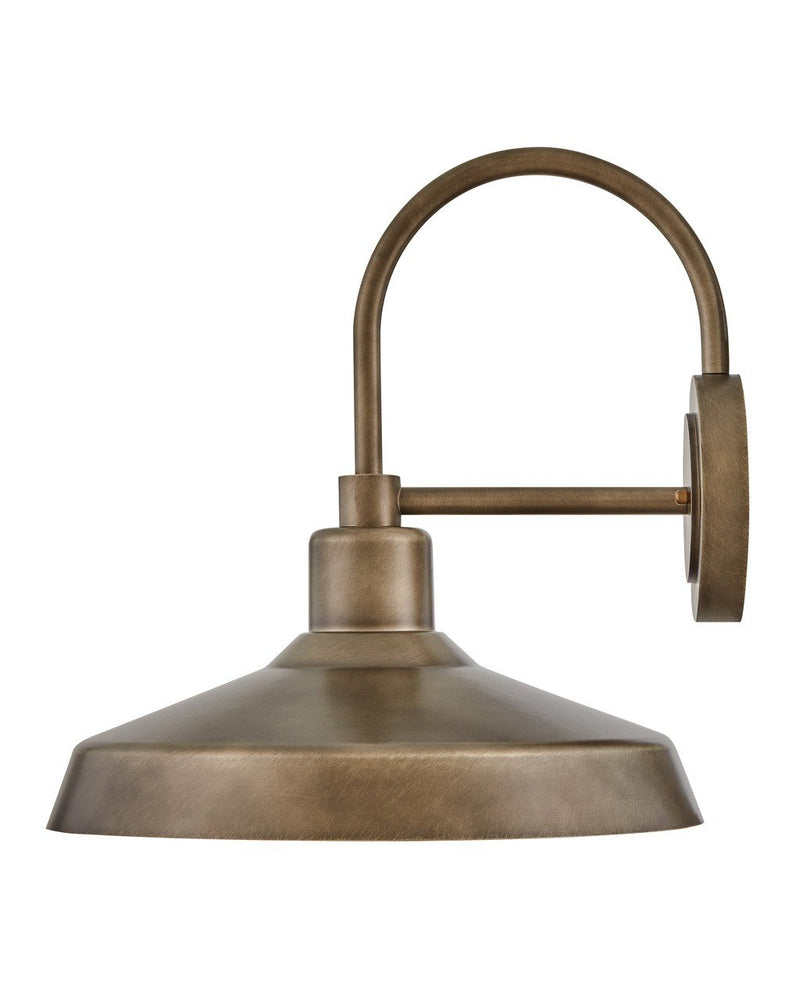 Forge Large Outdoor Wall Sconce in Burnished Bronze
