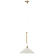 Argo 19" Pendant in Antique Brass