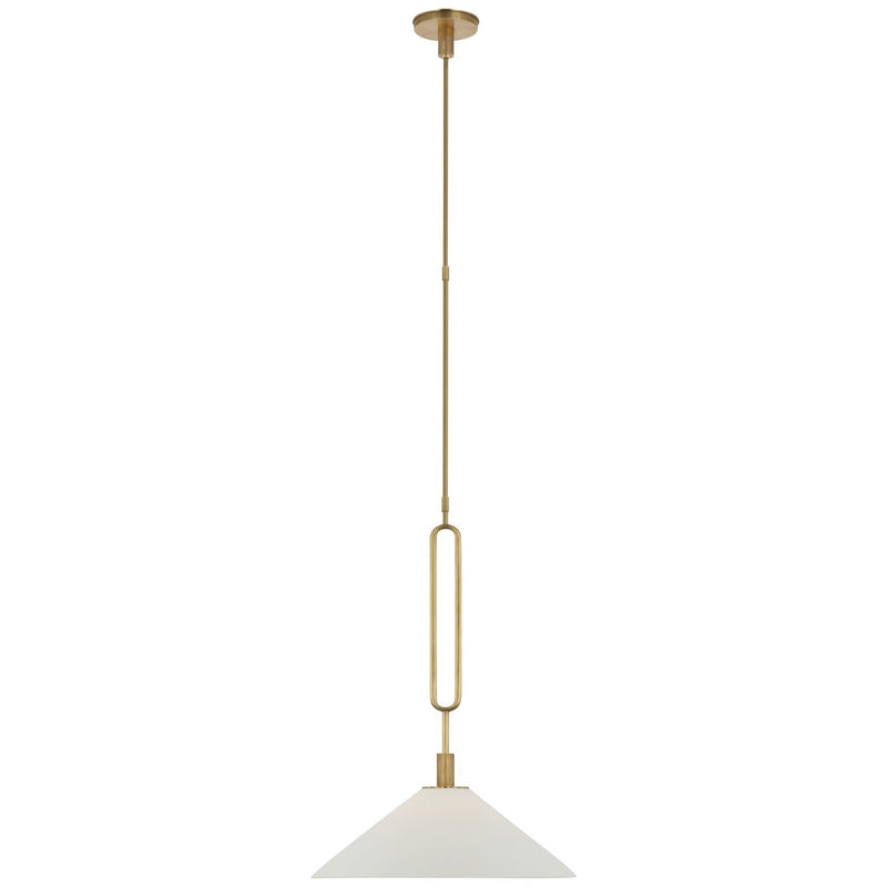 Argo 19" Pendant in Antique Brass
