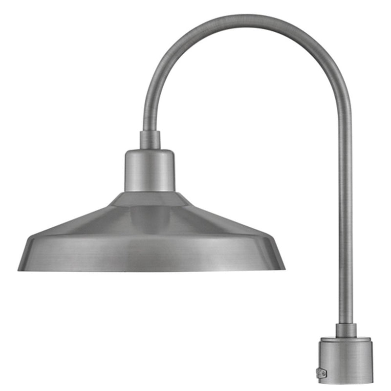 Forge Outdoor Post Light in Antique Brushed Aluminum