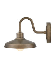 Forge Small Outdoor Wall Sconce in Burnished Bronze