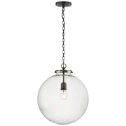Katie Globe Large Pendant in Bronze