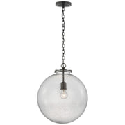 Katie Globe Large Pendant in Bronze