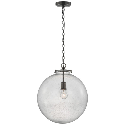 Katie Globe Large Pendant in Bronze