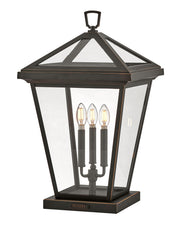 Alford Place LED Pier Mount Lantern in Oil Rubbed Bronze - Lamps Expo