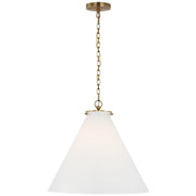 Katie Globe Large Pendant in Hand-Rubbed Antique Brass