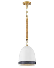 Nash Small Pendant in Heritage Brass
