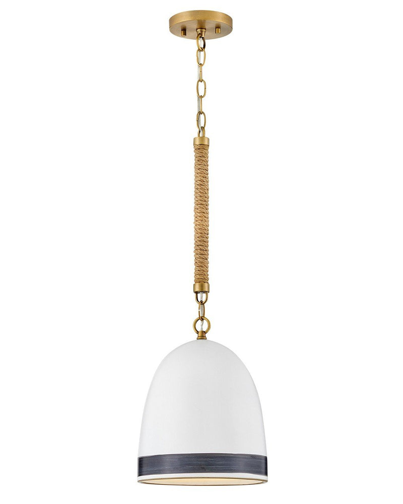 Nash Small Pendant in Heritage Brass