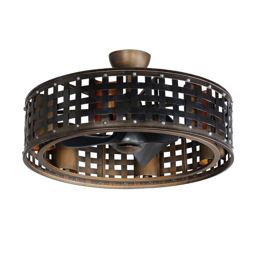 61016BZGT - Portcullis LED Fandelight in Bronze Gilt by Maxim