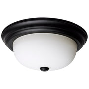 13.25" 2-Light Flush Mount in Matte Black