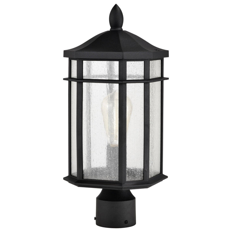Raiden Outdoor Post Light in Matte Black