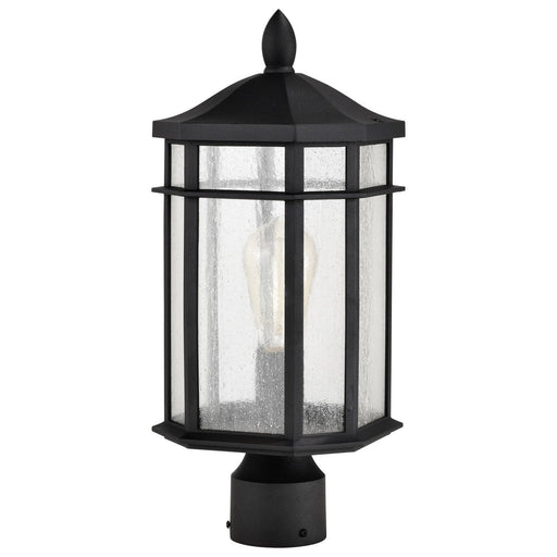 Raiden Outdoor Post Light in Matte Black