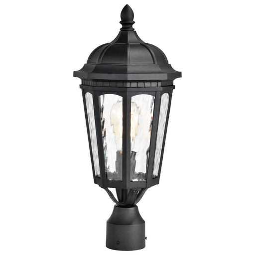 East River Outdoor Post Light in Matte Black