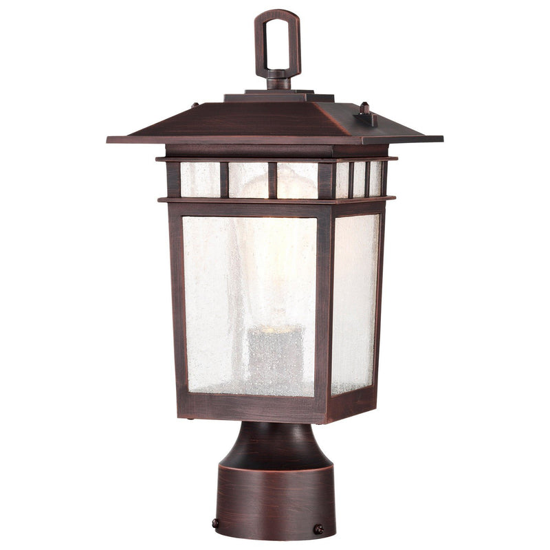 Cove Neck Small Outdoor Post Light in Rustic Bronze