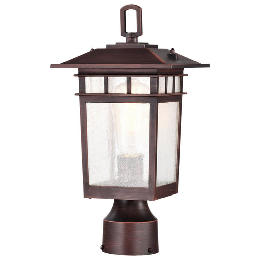 Cove Neck Small Outdoor Post Light in Rustic Bronze