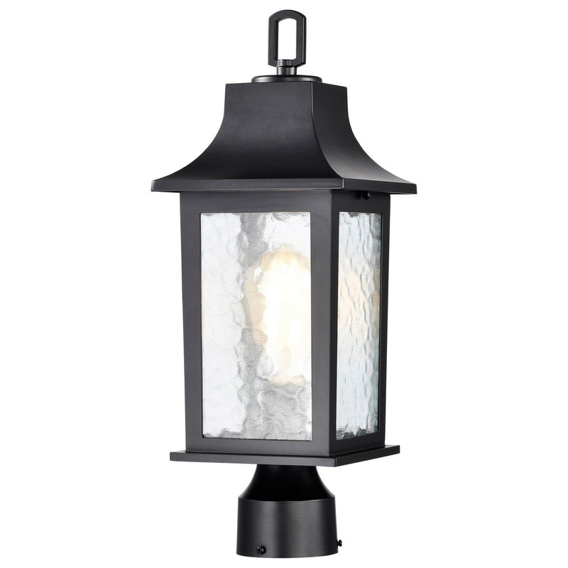 Stillwell Outdoor Post Light in Matte Black