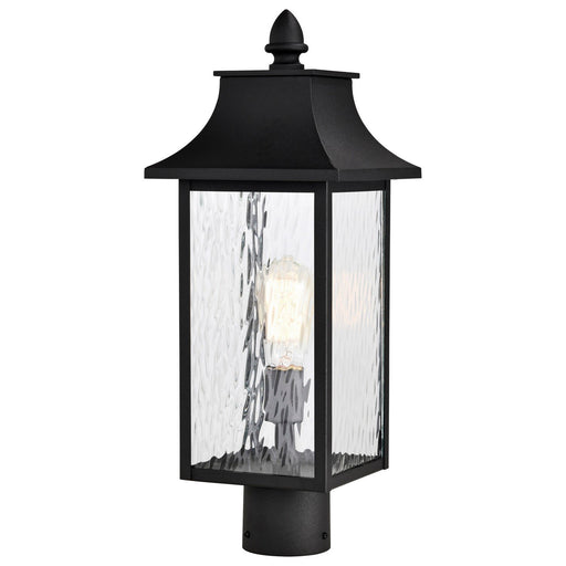 Austen Outdoor Post Light in Matte Black