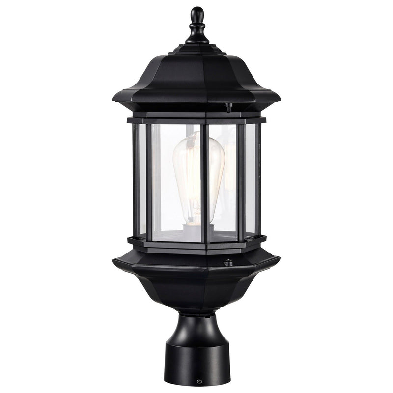 Hopkins Large Outdoor Post Light in Matte Black