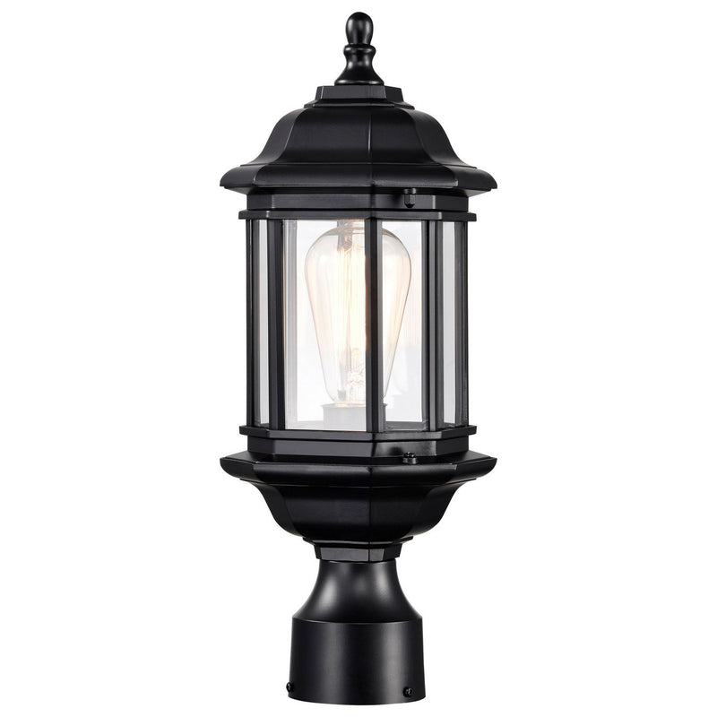 Hopkins Small Outdoor Post Light in Matte Black