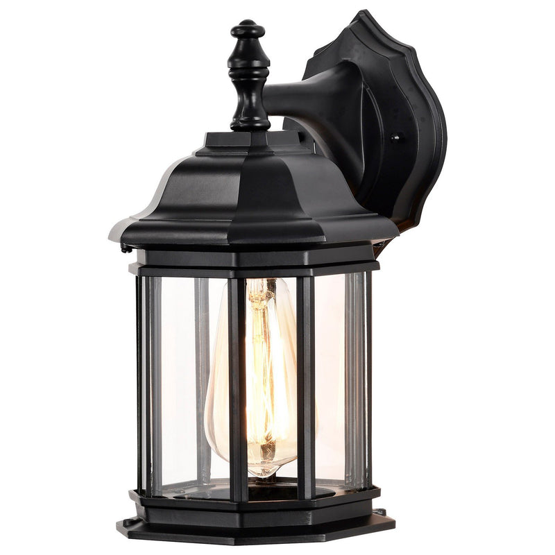 Hopkins Small Outdoor Wall Lantern in Matte Black